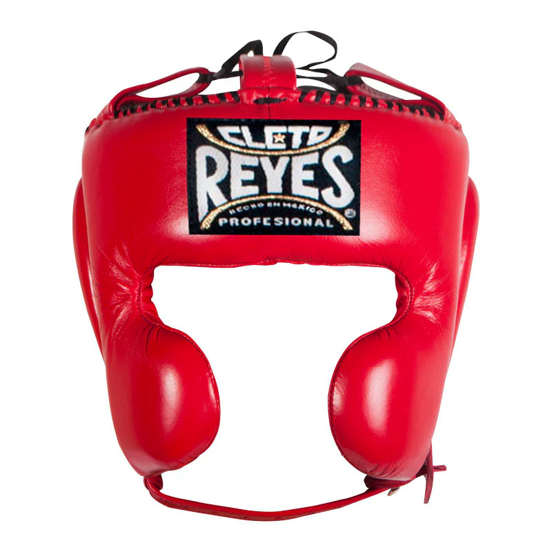 Protector de cabeza Cleto Reyes con pómulos en piel de res