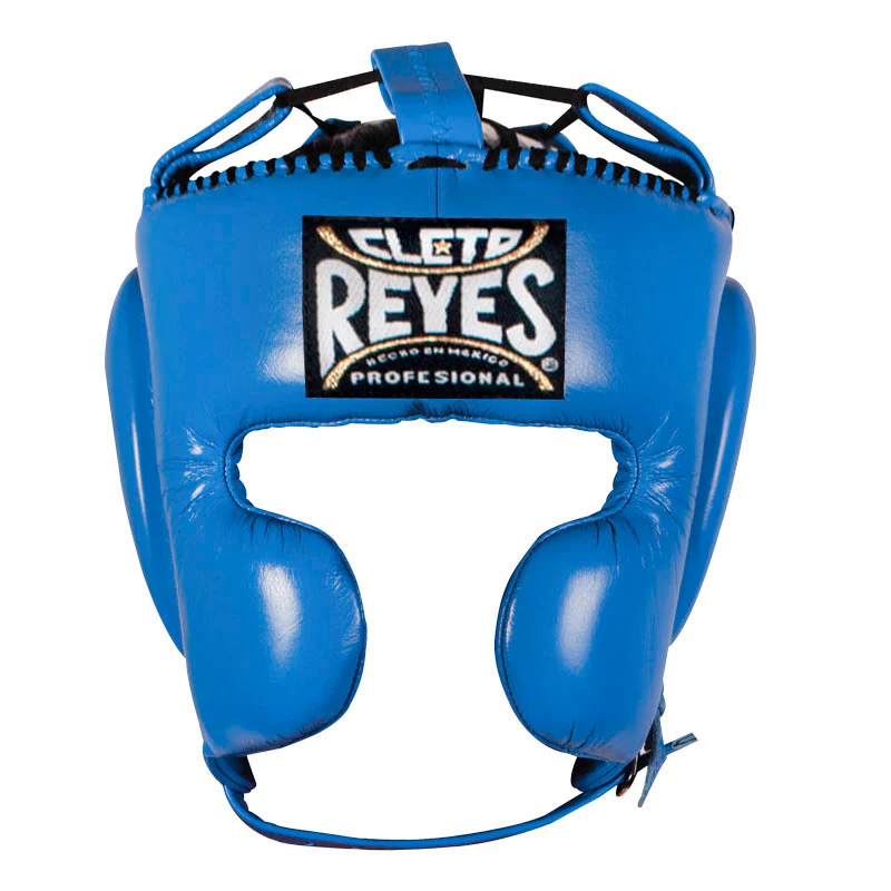 Protector de cabeza Cleto Reyes con pómulos en piel de res - Image 10
