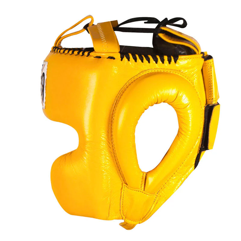 Protector de cabeza Cleto Reyes con pómulos en piel de res - Image 14
