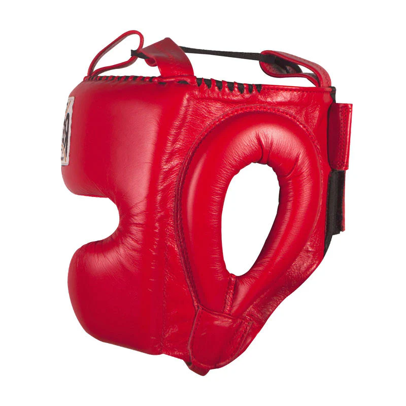 Protector de cabeza Cleto Reyes con pómulos en piel de res - Image 2