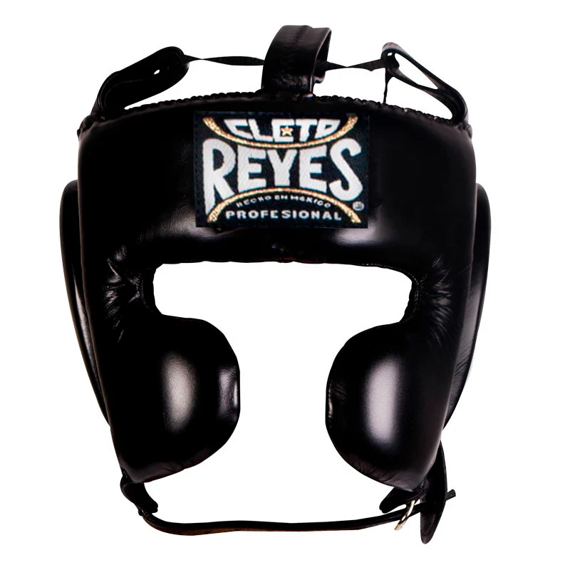 Protector de cabeza Cleto Reyes con pómulos en piel de res - Image 4