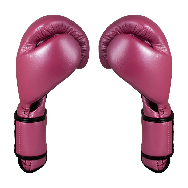 Guantes Cleto Reyes "Girl" de entrenamiento con cierre de contacto en piel de res - Image 3