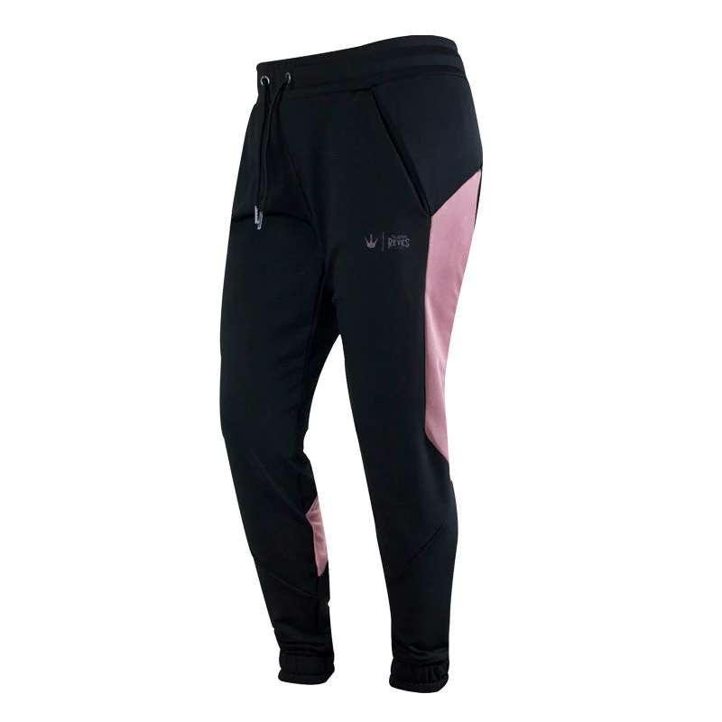 Pants Cleto Reyes Bianca negro con rosa - Image 2